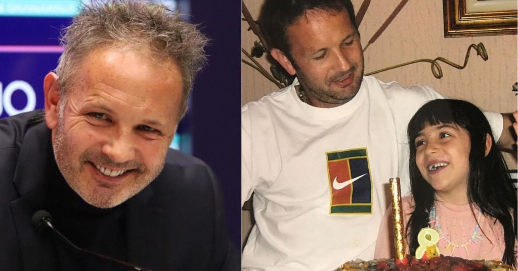 Sinisa Mihajlovic e la figlia Virginia.