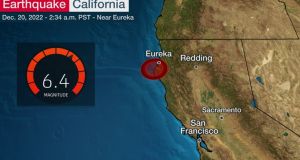Forte terremoto in California, magnitudo 6.4, molte case senza luce