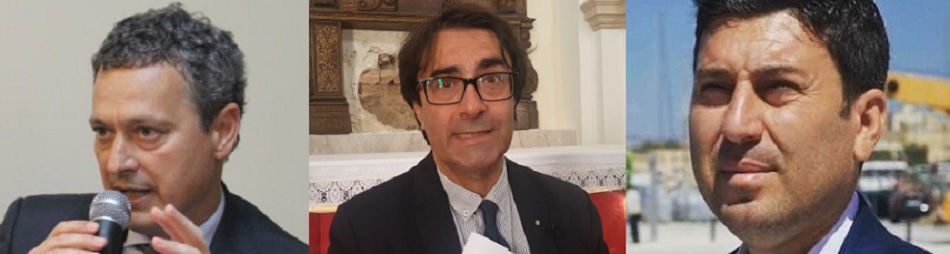 Da sinistra, Massimo Milazzo, Pucci Piccione ed Alfredo Foti