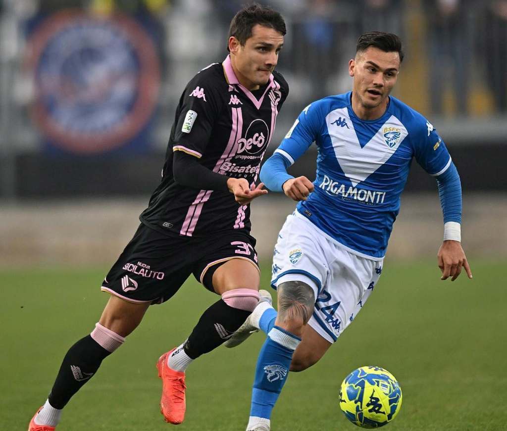 Ales Mateju, Palermo in azione a Brescia, serie B 2022-2023