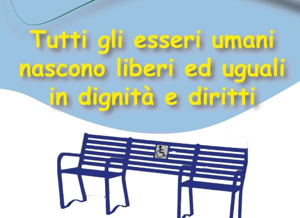Diritti umani, una panchina al Parco della Salute di Palermo