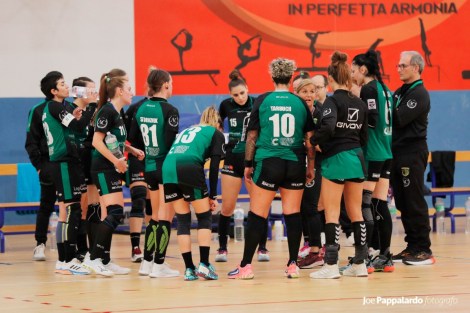 Handball Erice - Pontinia, time out