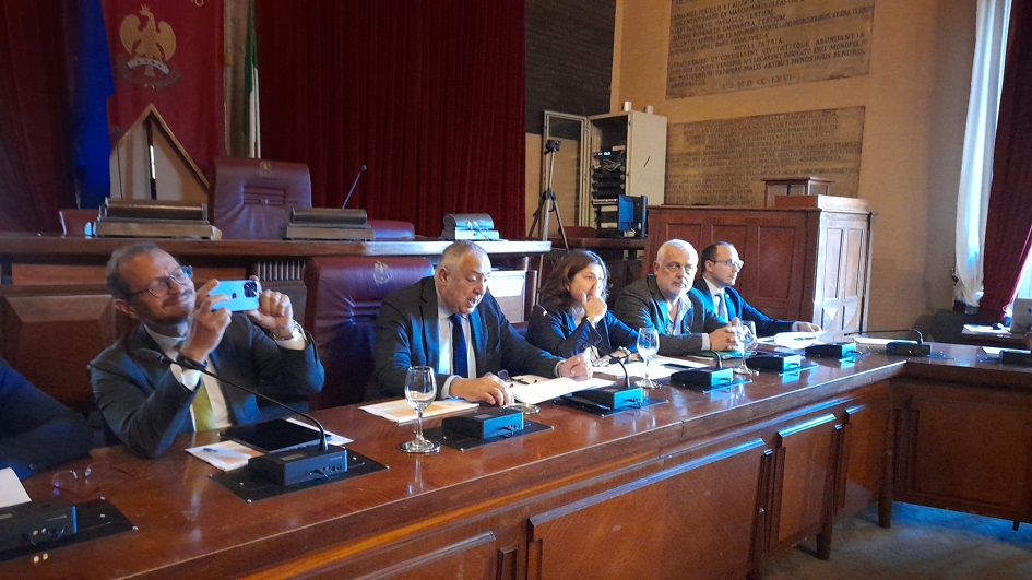 La presentazione al Comune di Palermo del sindaco Lagalla dei primi 6 mesi di amministrazione