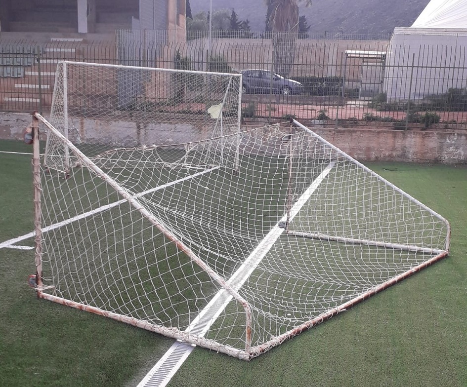 Incursione di vandali allo stadio di Terrasini appena ristrutturato
