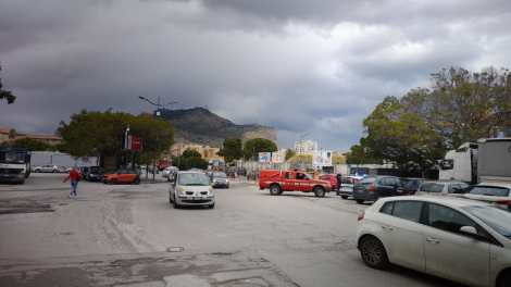 Cantiere collettore fognario piazza della Pace, Palermo