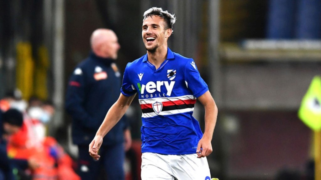 Il centrocampista della Sampdoria Valerio Verre sarebbe vicino al ritorno al Palermo