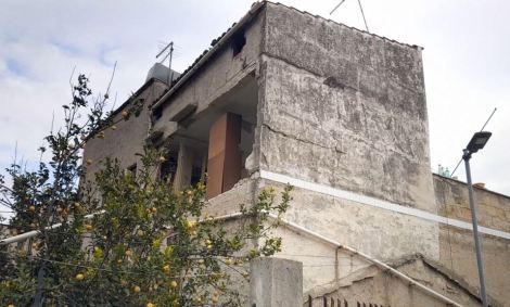 Casa pericolante via Umberto Maddalena, Conigliera