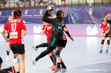 Ekoh, Handball Erice in azione col Casalgrande Padana, quarti di finale Coppa Italia 2022-2023
