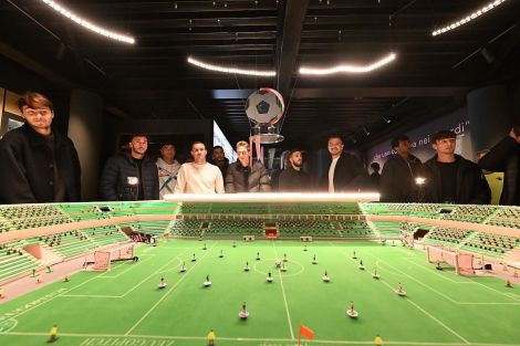 Palermo Museum, visita della squadra