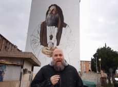 Il murale di Biagio Conte prende forma “Non sia sterile commemorazione”