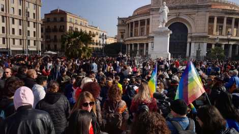 Palermo in piazza per la pace