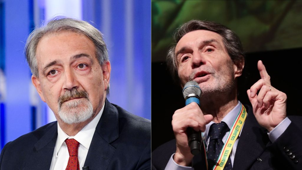 Attilio Fontana e Francesco Rocca