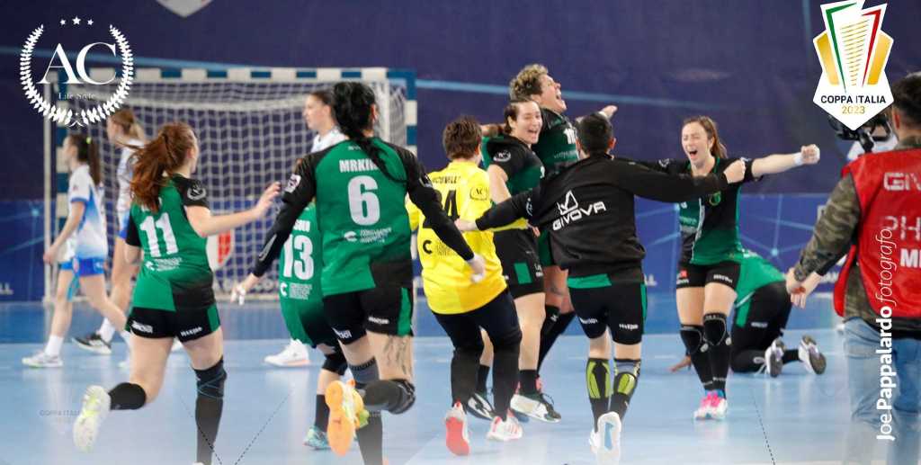 Handball Erice vince la Coppa Italia di pallamano femminile 2022-2023