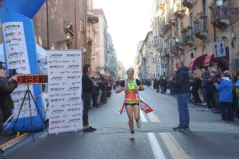 Federica Sugamiele vince la gara femminile del Trofeo Sant'Agata 2023
