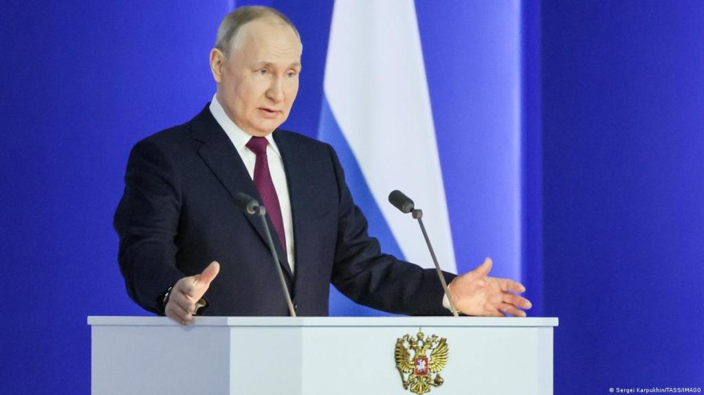 Vladimir Putin, presidente della Federazione russa.