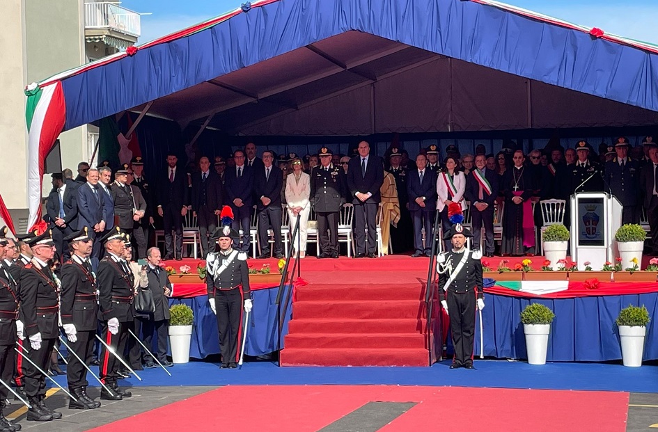 Cerimonia di inaugurazione della nuova caserma di Partinico, è intitolata ad ufficiale dei carabinieri medaglia d’argento al valore