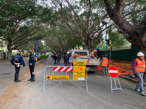 Mondello, chiude per lavori via Margherita di Savoia