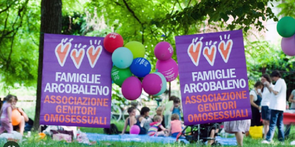 La manifestazione delle famiglie arcobaleno