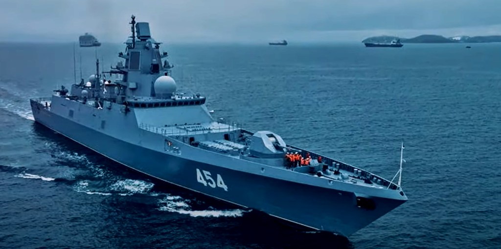 Fregata Ammiraglio Gorshkov.
