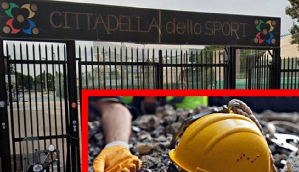 Incidente sul lavoro nella Cittadella dello Sport