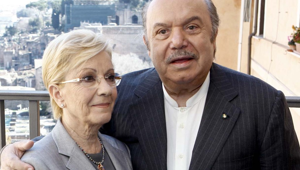 Lino Banfi e la moglie Lucia.