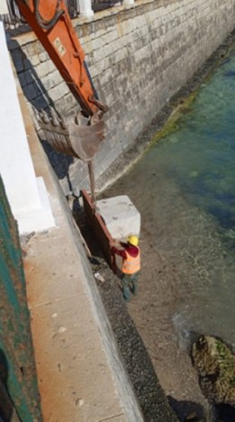 I lavori sul Lungomare Vittorini