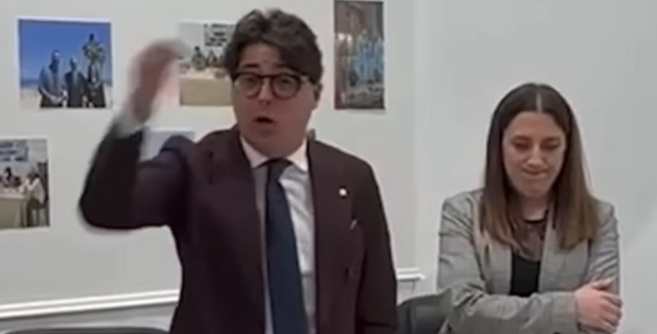 Carlo Auteri, deputato Ars di FdI, e Rachele Rocca, candidata sindaca a Portopalo