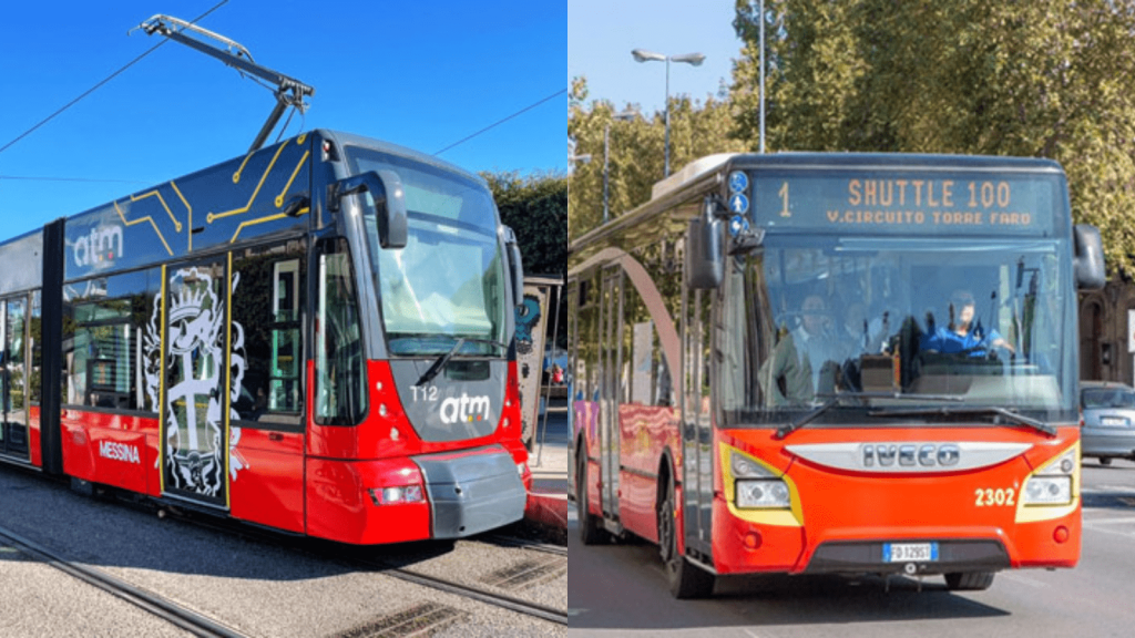 Autobus e tram Atm Messina