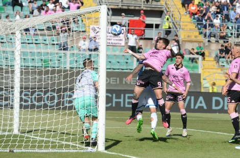 Palermo-Spal 2-1: Matteo Brunori raddoppia. Foto Pasquale Ponente