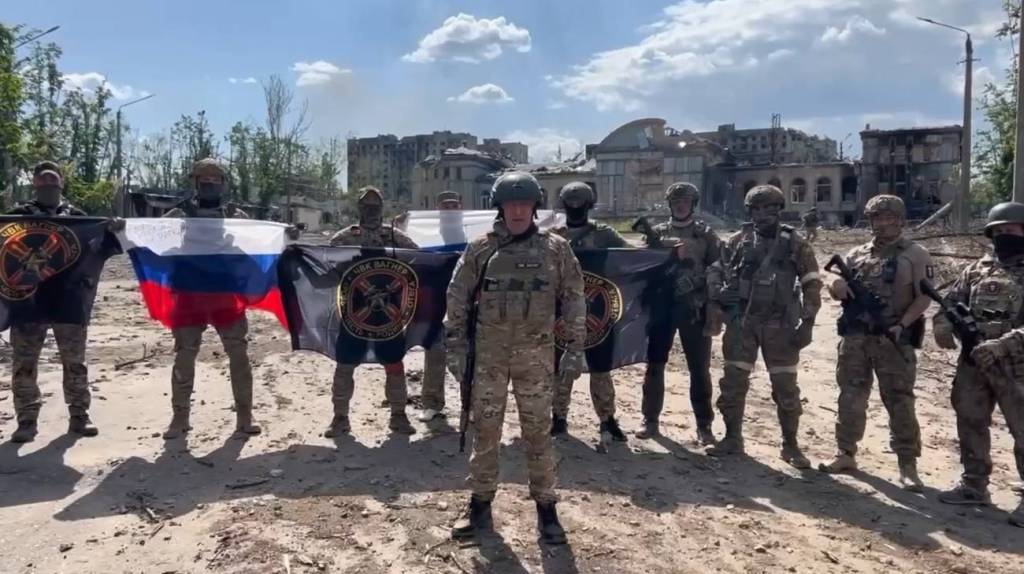 Prigozhin a Bakhmut.