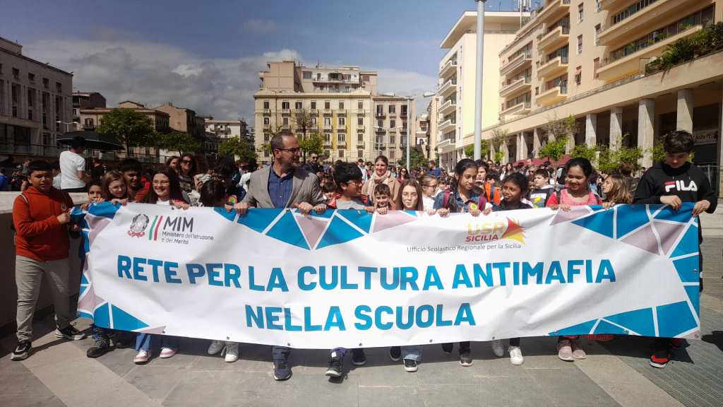 Marcia antimafia studenti Palermo