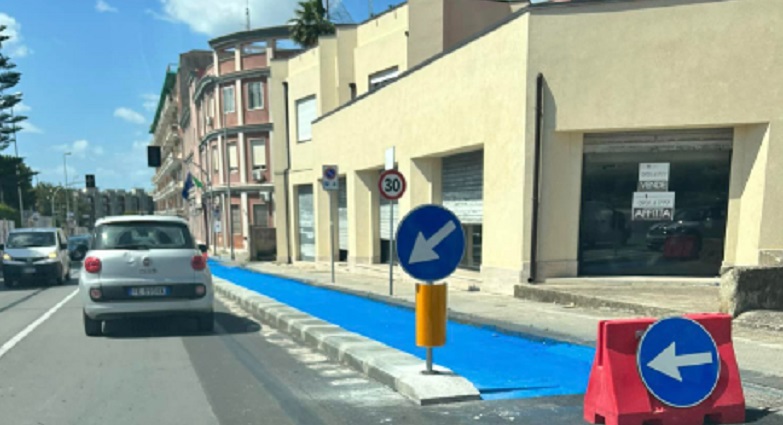 Pista ciclabile a Siracusa
