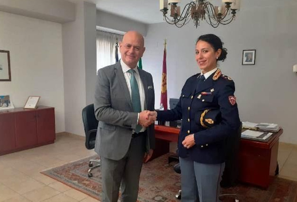 Il questore di Siracusa Sanna con il capo della Squadra mobile Di Natale