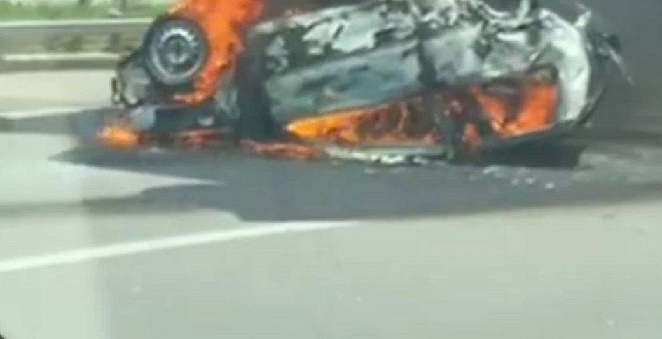 Indagato per omicidio stradale l’uomo che ha colpito l’auto andata a fuoco sulla Palermo-Agrigento con le due vittime carbonizzate