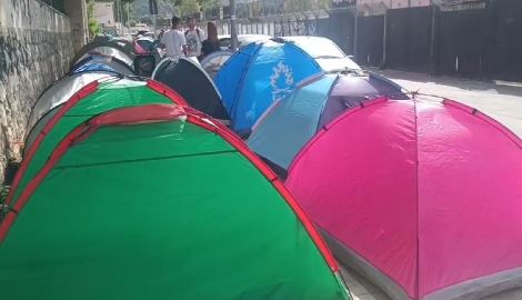 Vasco Rossi fans tende Renzo Barbera