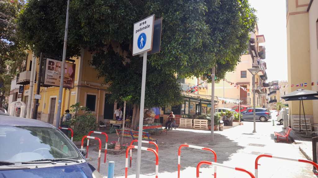 Sferracavallo, area pedonale