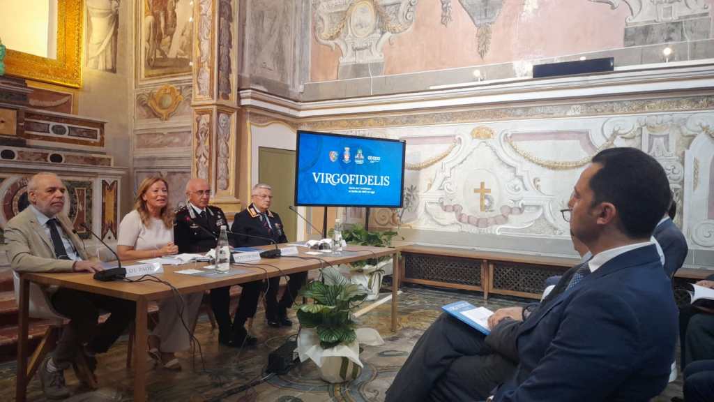 Presentazione VirgoFidelis, Fondazione Federico II - Arma dei Carabinieri