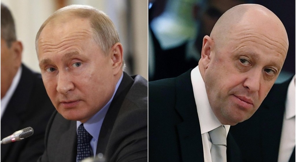 Vladimir Putin e Prigozhin.
