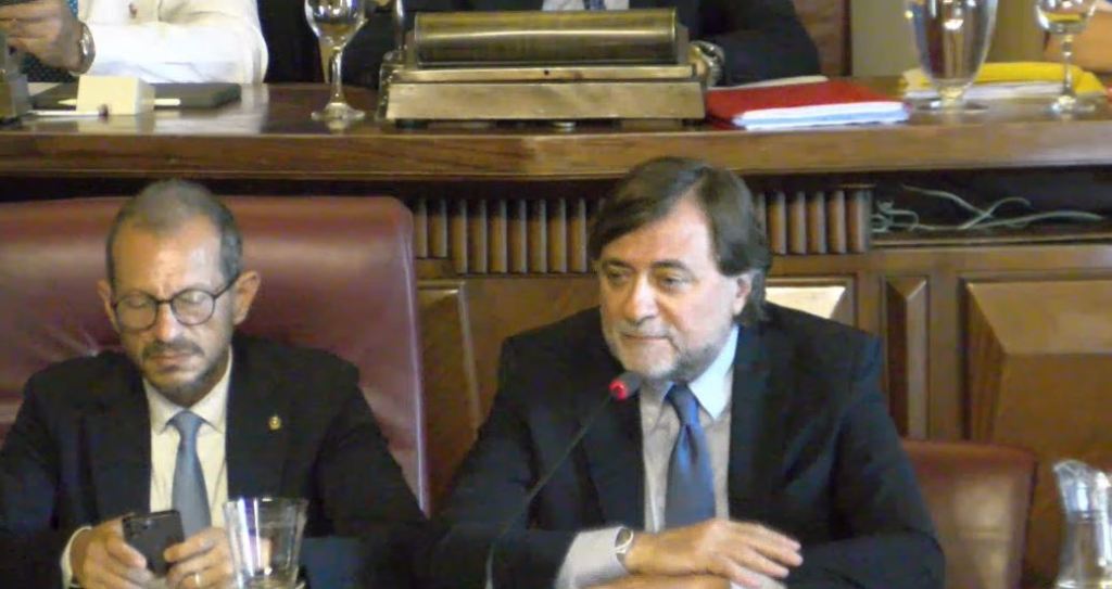 Francesco Scoma in Consiglio Comunale