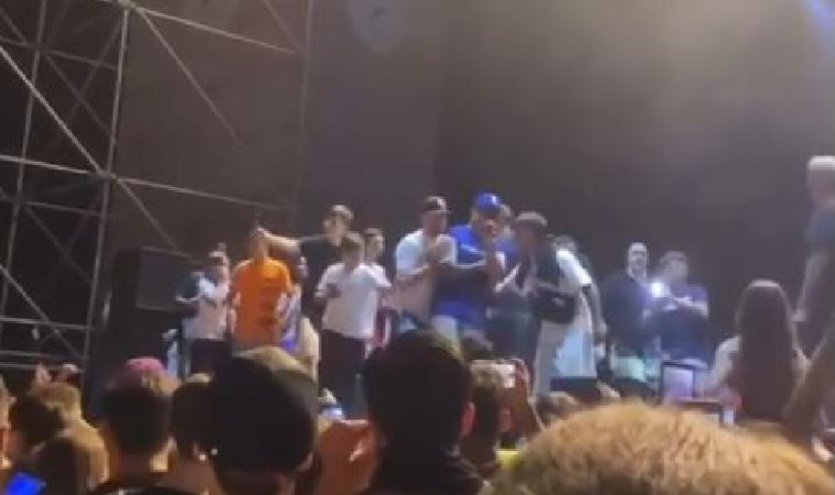 Geolier messo in fuga ai cantieri culturali