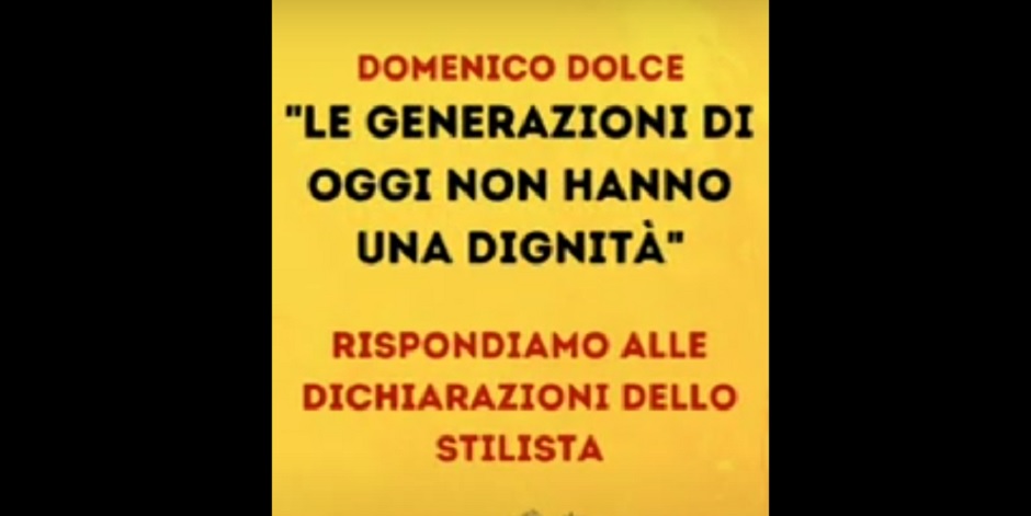 E’ polemica sulle parole dello stilista Dolce sui “siciliani fannulloni”, non vanno giù i soliti commenti che appaiono stereotipati