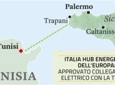 Via libera all’elettrodotto tra Italia e Tunisia, il sì del Ministero