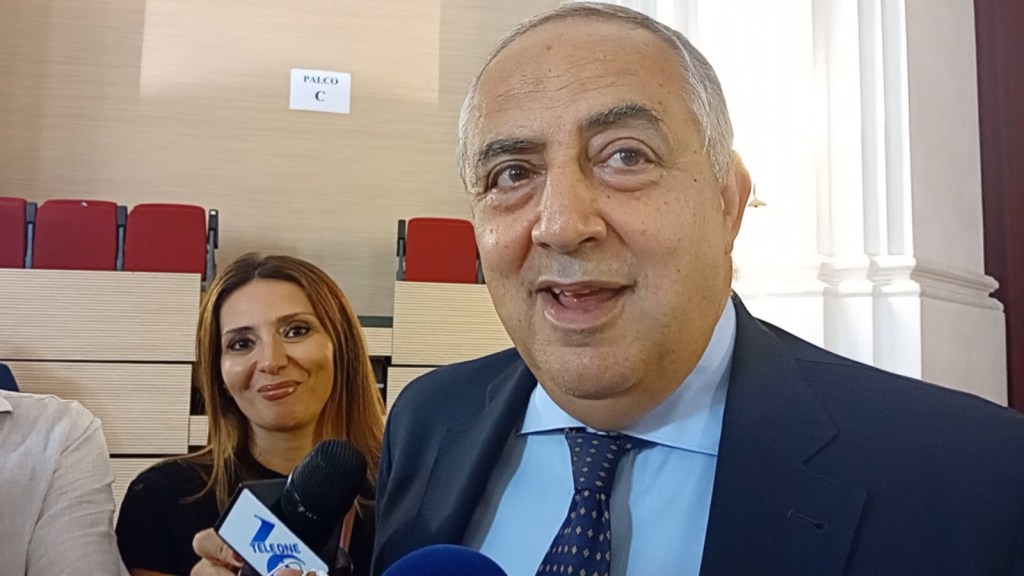 Roberto Lagalla all'ex chiesa dei Crociferi, Palermo