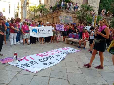 Non una di meno, protesta a Palermo