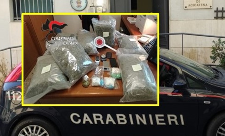 La droga viaggia in pacchi postali, un arresto nel Catanese: i carabinieri hanno intercettato l’ultima spedizione