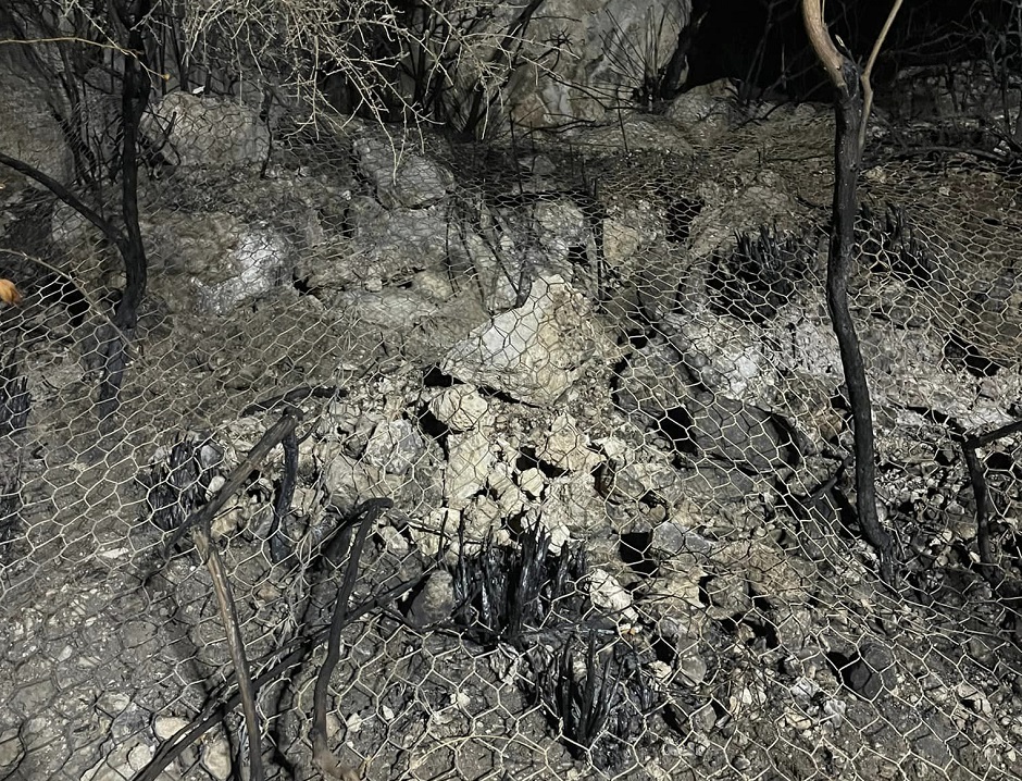 Prime frane nel Trapanese causate dai devastanti incendi dell’estate appena trascorsa, chiuso tratto della Sp 63