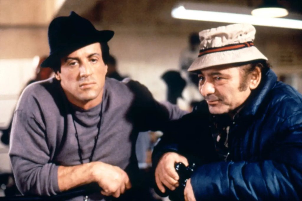 Burt Young e Sylvester Stallone in Rocky.