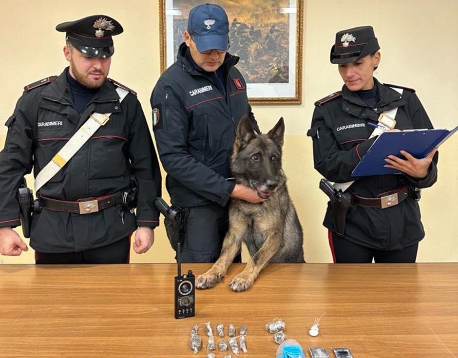 Operazione dei carabinieri nel Nisseno, un minorenne con un complice avevano allestito un mini emporio della droga