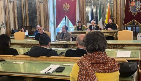 Giampiero Cannella a Sala Martorana, Palazzo Comitini