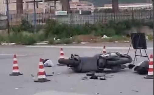 Incidente auto moto Zona Industriale Brancaccio